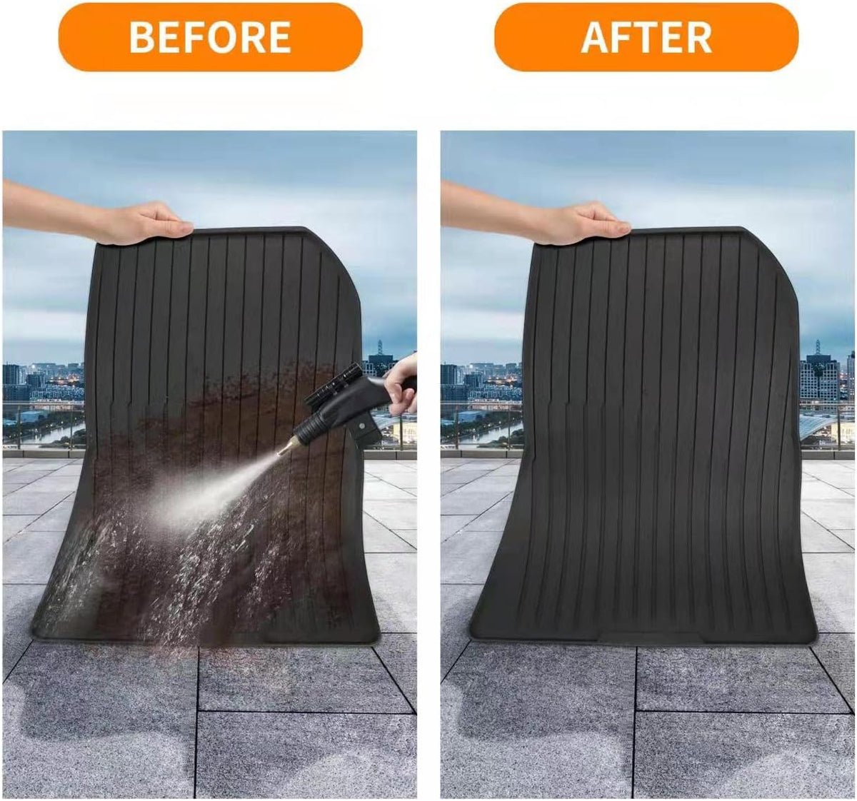 TPE Car Floor Mats 4pcs C9652