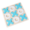 Wooden Tic Tac Toe Game 30x30x1.5cm S672