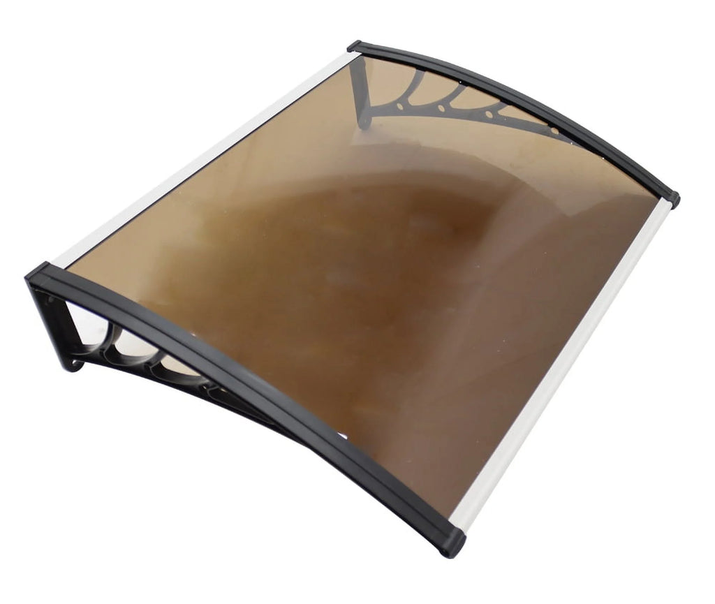30"*40" Polycarbonate Awning Dark Brown I852