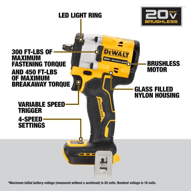 Cordless Brushless 3/8 in. Variable Speed Impact Wrench B85161