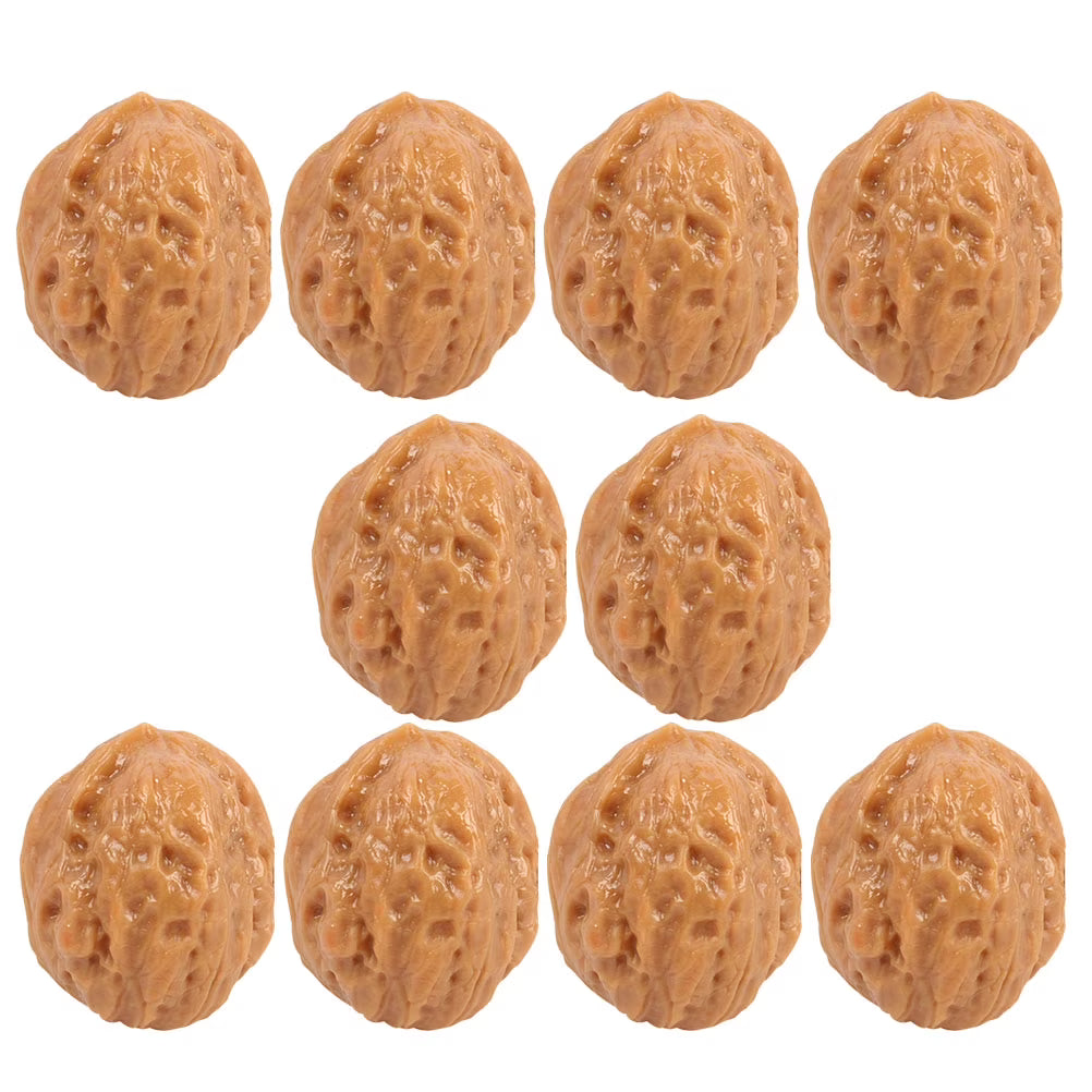 10 Pcs Dollhouse Miniature Food Play Empty Cup Water Model Accessories Walnuts E6344