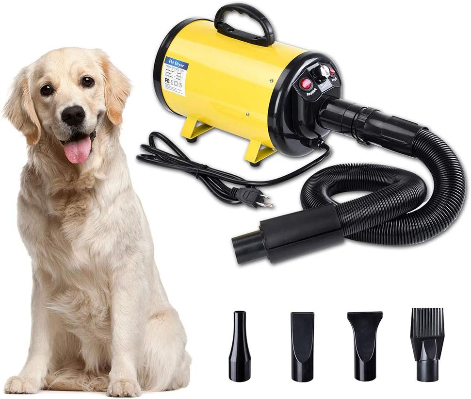 2400W 3.2HP Black Pet Hair Dryer A58905