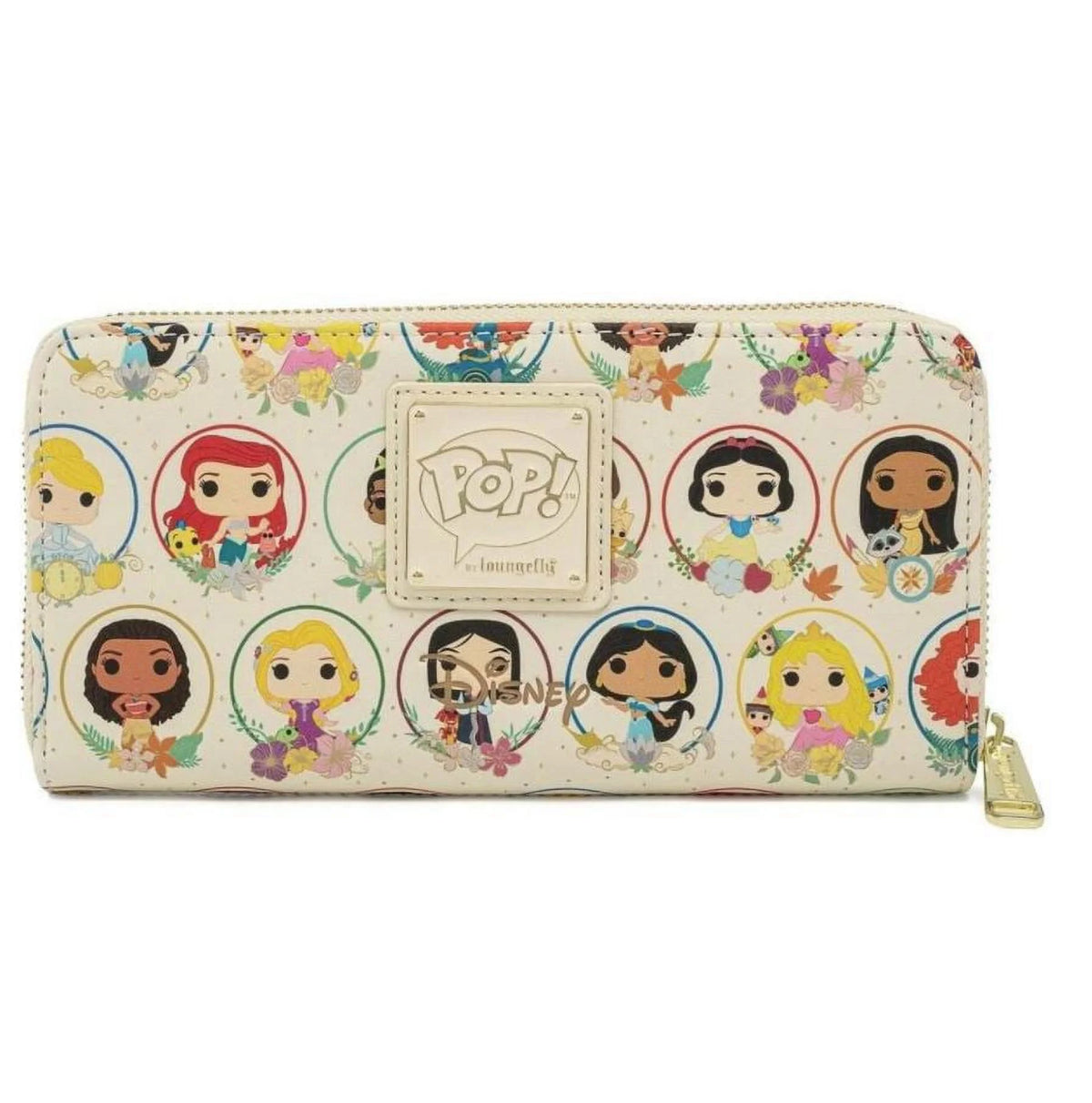 Disney Princess Circles Ziparound Wallet V592