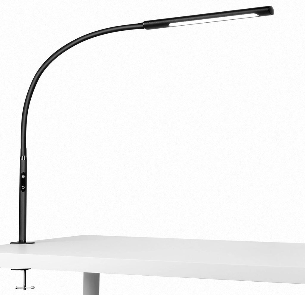 White Flexible LED Clamp Desk Lamp with Clamp, 12W P730268