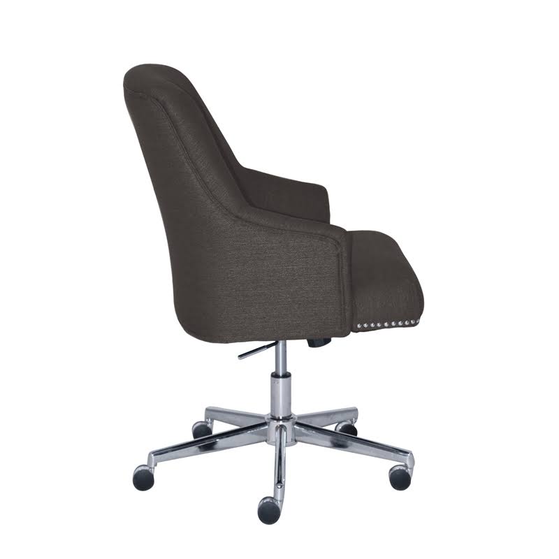 Graphite Twill Fabric Office Chair H465193