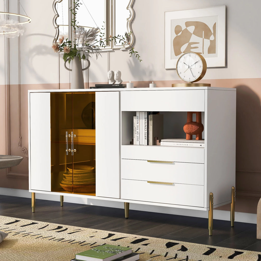 Storage Cabinets with Acrylic Doors and Adjustable Shelves S535