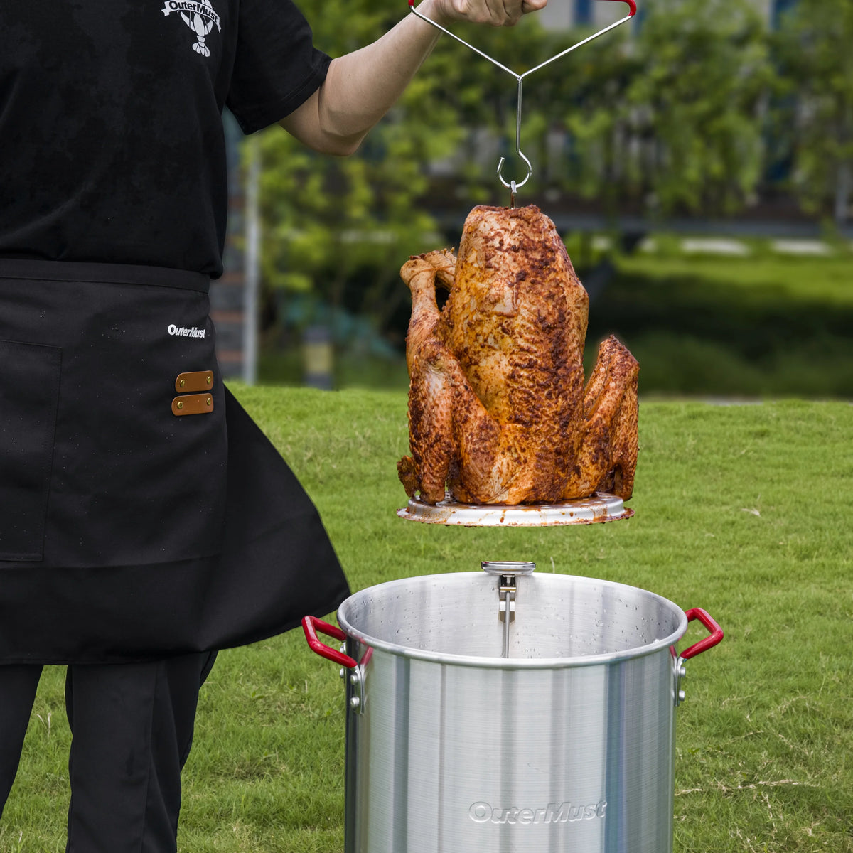 30 QT Turkey Fryer with Basket and Burner Set A55178