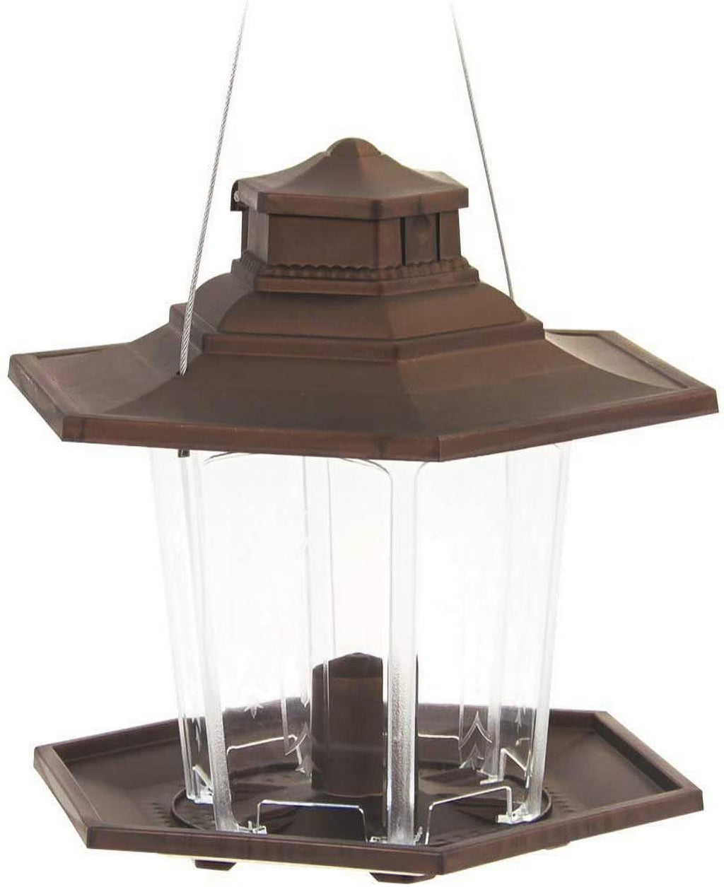 Brown Gazebo Wild Bird Feeder C650