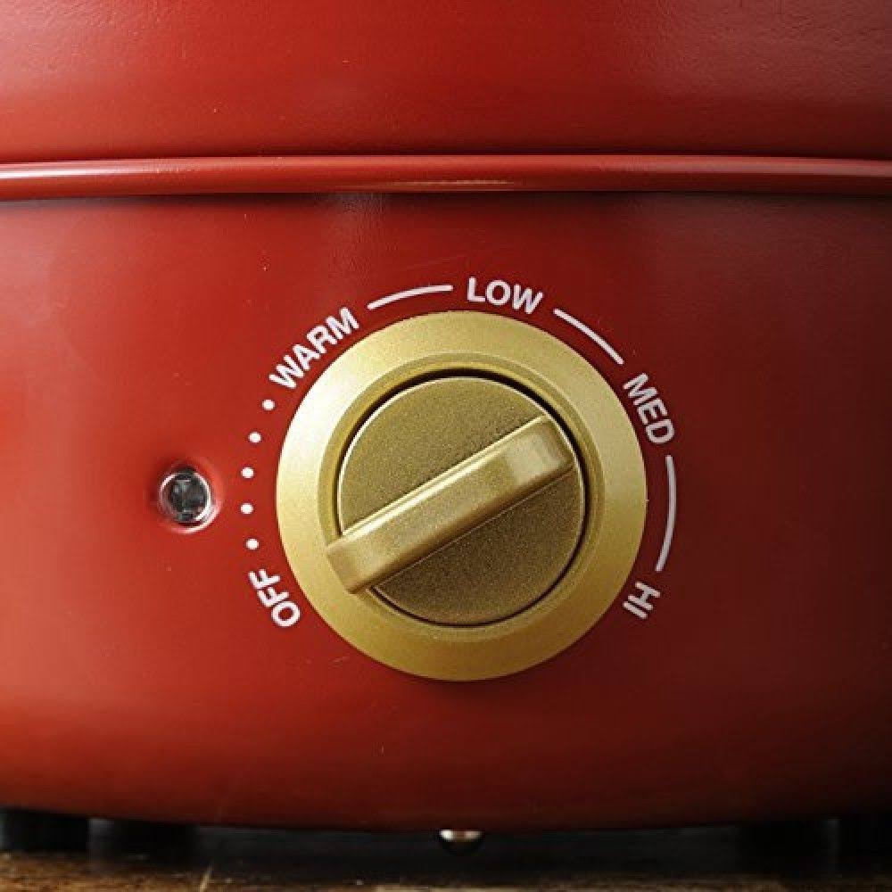 Red Electric Grill Pot S741339