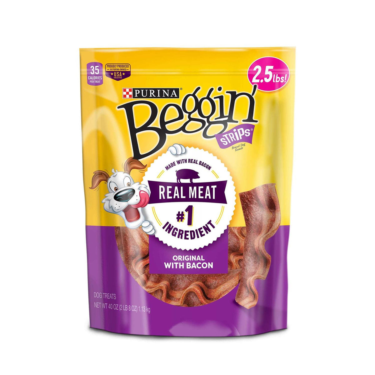 Bacon Strips Dog Treats T84887